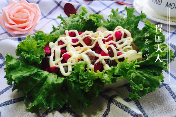 蔬菜水果沙拉的做法图解6