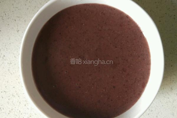 红豆黑米糊的做法图解5