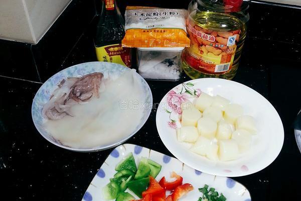 豆腐烧鱿鱼的做法图解1