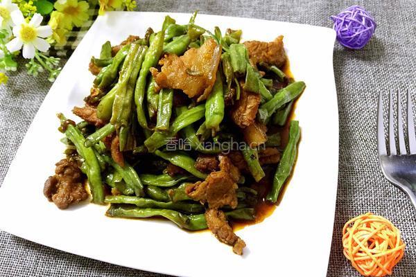 豇豆烧肉的做法图解8