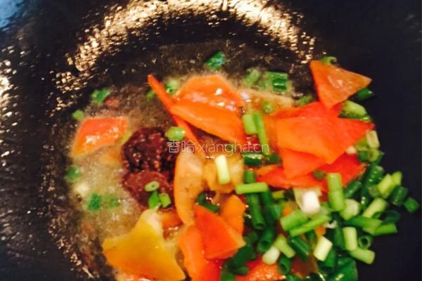 油菜炒木耳的做法图解2