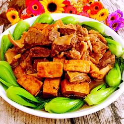 油豆腐泡烧牛肉的做法[图]