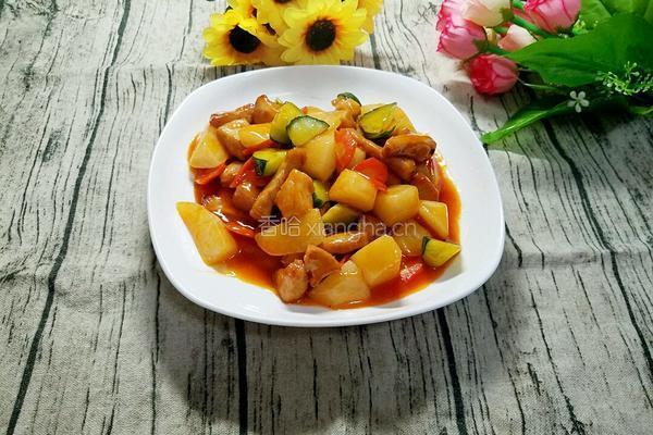 菠萝咕咾肉的做法图解8
