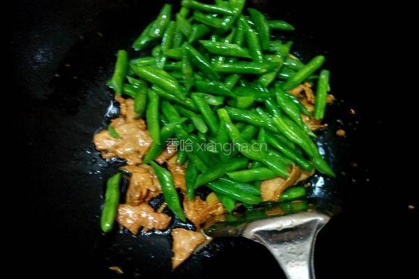 炒四季豆的做法图解7