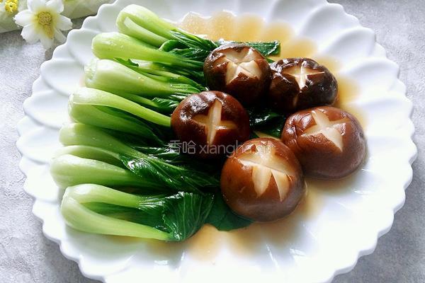香菇菜心的做法图解10