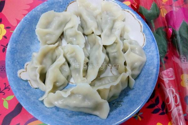 青椒馅饺子
