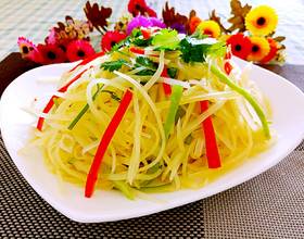 呛拌香菜土豆丝[图]