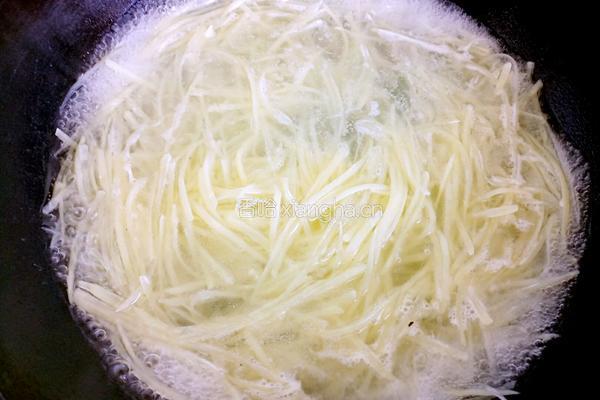 呛拌香菜土豆丝的做法图解5