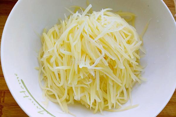 呛拌香菜土豆丝的做法图解7