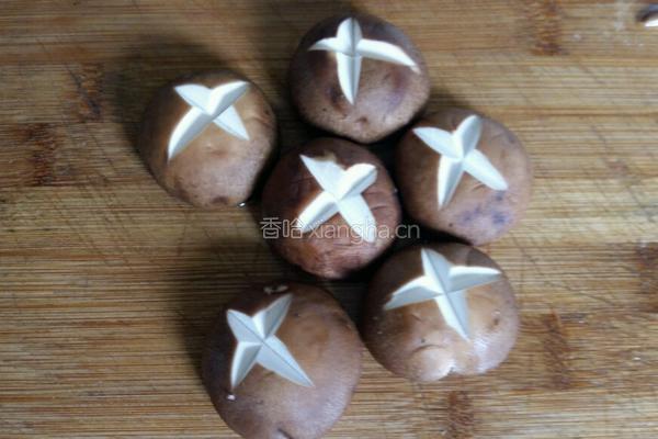 香菇菜心的做法图解2