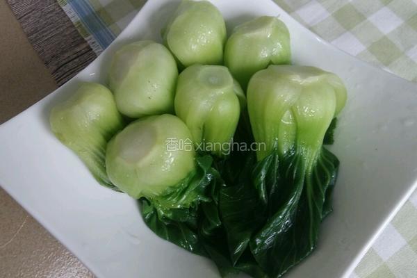 香菇菜心的做法图解5