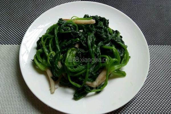 凉拌芝麻菠菜的做法图解4