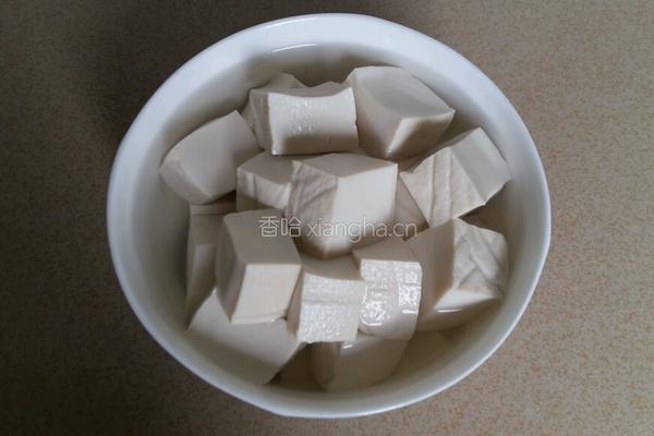 豆腐肉末的做法图解1