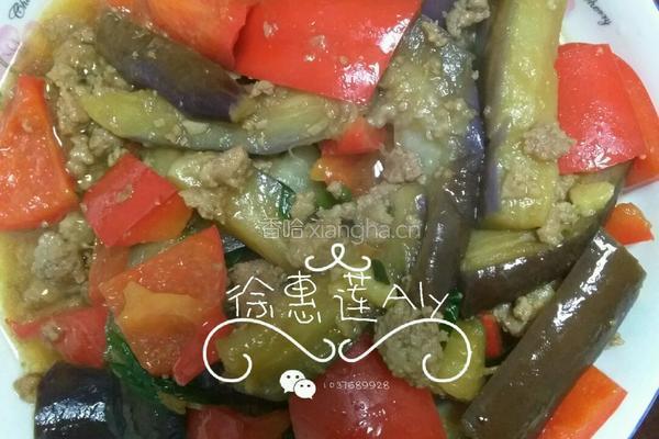 甜椒肉沫烧茄子的做法图解7