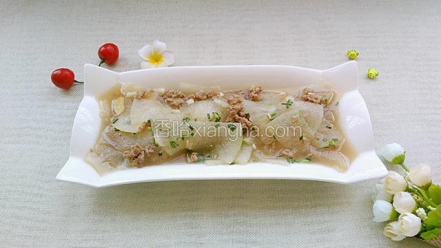 肉末烧冬瓜