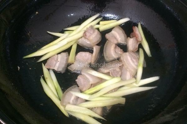 芦笋炒肉的做法图解4