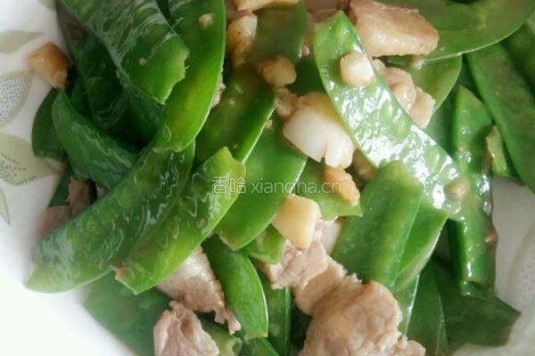 荷兰豆炒肉的做法图解14