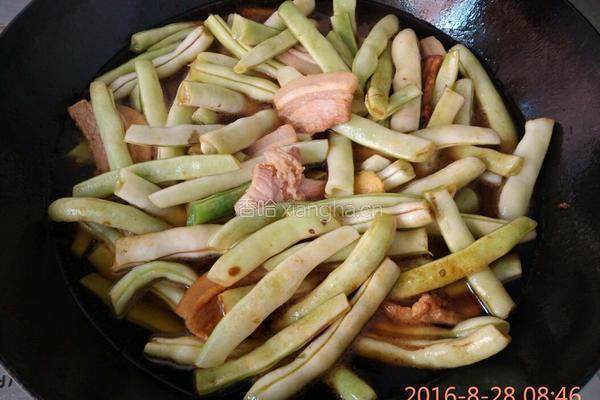 肉炖豆角的做法图解6