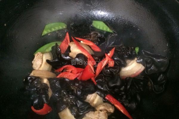 木耳汆肉的做法图解7