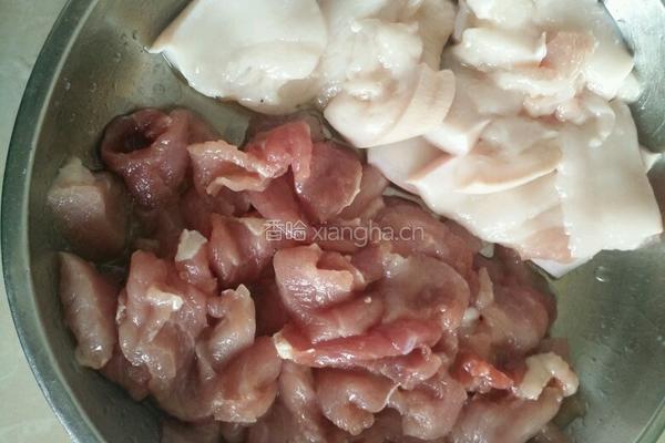 肉炒豆角的做法图解1