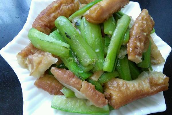 老油条炒丝瓜的做法图解9