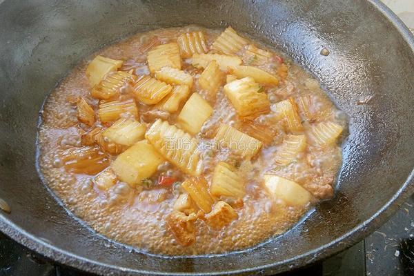 萝卜烧肉的做法图解9
