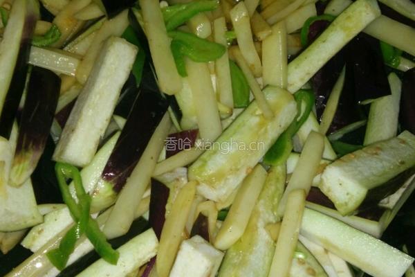 土豆烧茄子的做法图解5