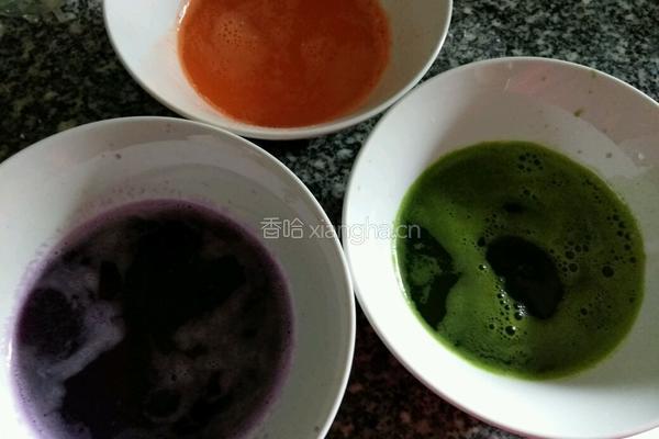 彩色蔬菜面条的做法图解3
