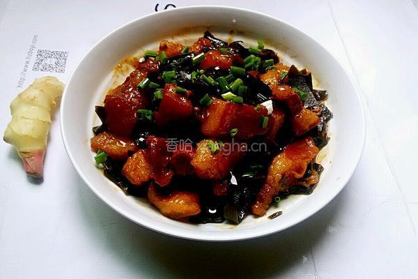 红烧肉炖海带的做法图解11