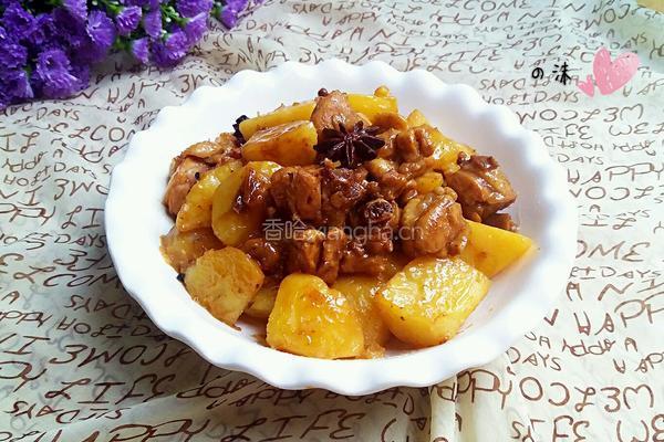 土豆焖鸡的做法图解7