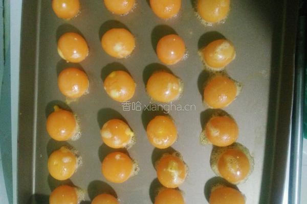 蛋黄酥（16个量）的做法图解4
