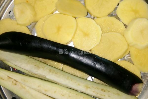 拌茄子土豆泥的做法图解3