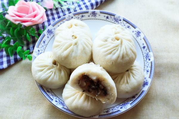 萝卜馅素包子的做法图解14
