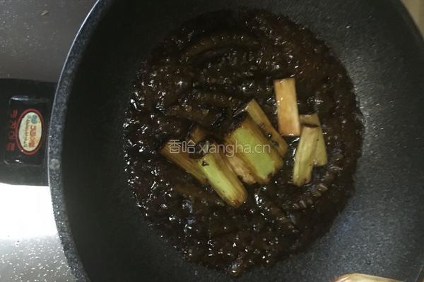 大葱烧海参的做法图解15