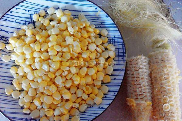 玉米汁的做法图解2