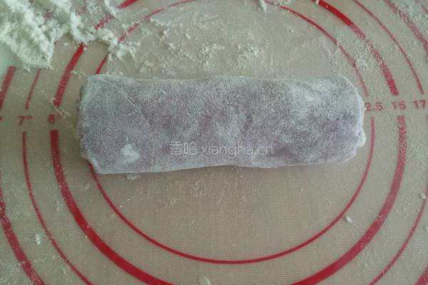 紫薯玫瑰花馒头的做法图解15