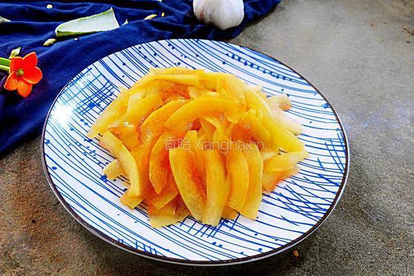 清炒西瓜皮的做法图解6