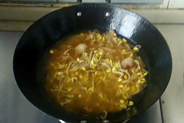 豆芽炒粉条的做法图解6
