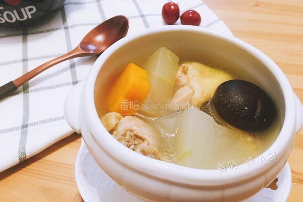 香菇冬瓜鸡汤的做法图解11