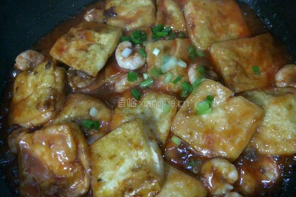 茄汁虾仁豆腐的做法图解8
