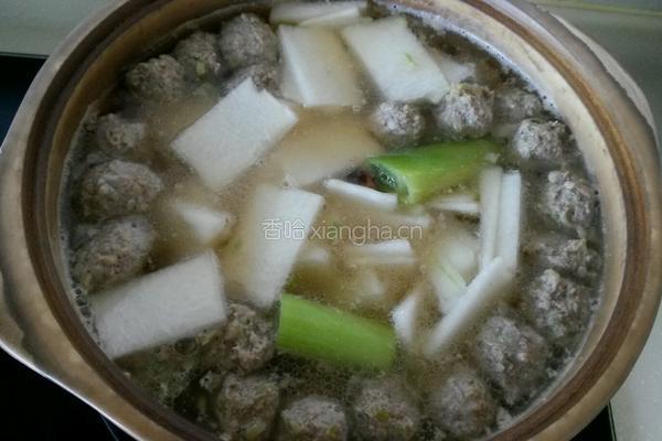 冬瓜汆丸子的做法图解5