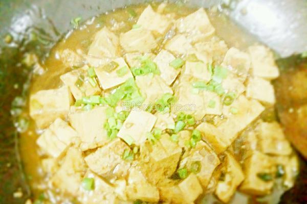 葱烧豆腐的做法图解6