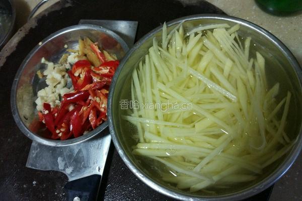 清炒土豆丝的做法图解2