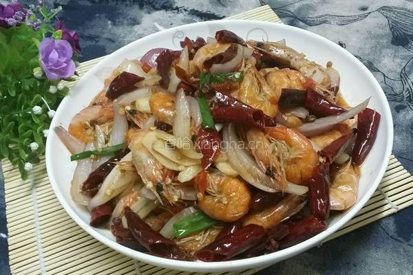 辣椒炒虾的做法图解6