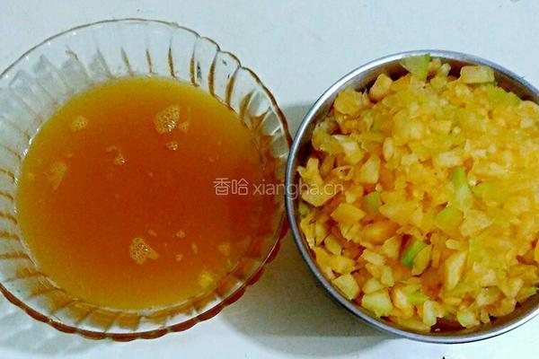 哈蜜瓜水果馅的做法图解3