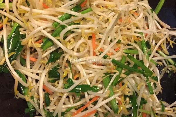 醋溜豆芽的做法图解3