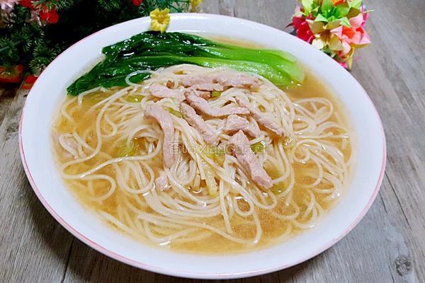 肉丝面的做法图解5