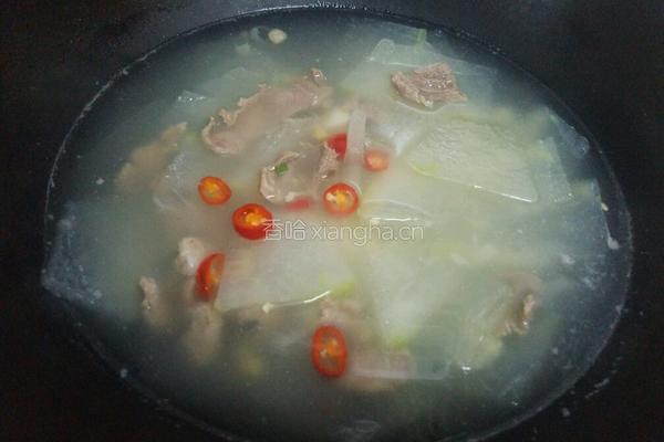 羊肉冬瓜汤的做法图解7