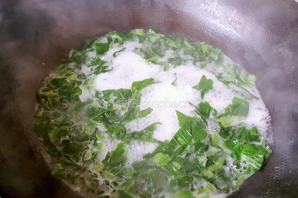 菠菜鸡蛋面的做法图解4