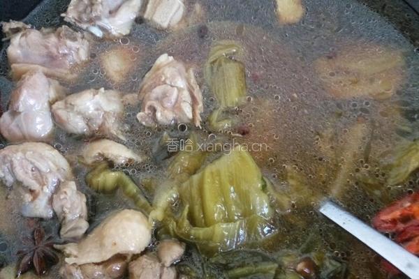 酸菜鸭子的做法图解5